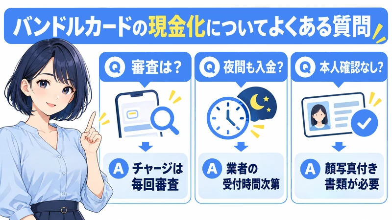 バンドルカードの現金化についてよくある質問